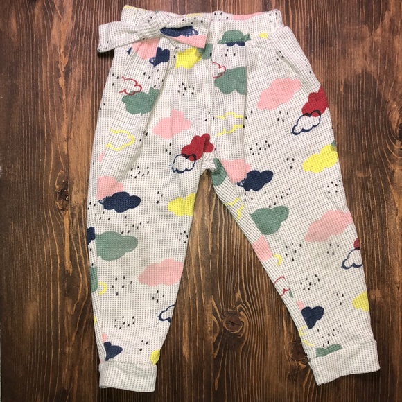 Zara Other - 🌻Zara Baby Girl Cloud Pants with Bow